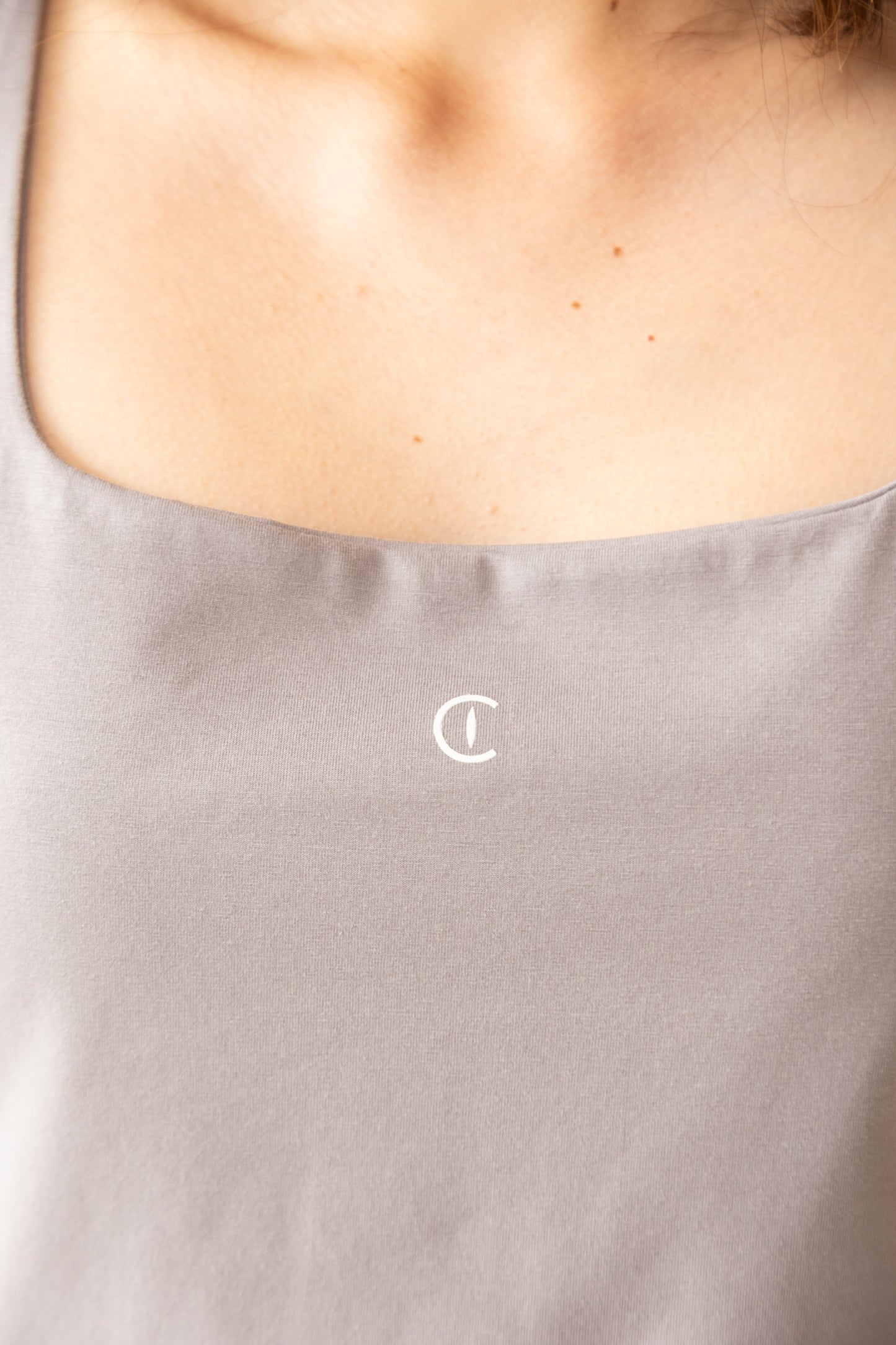 Square Aura Tank - Gray