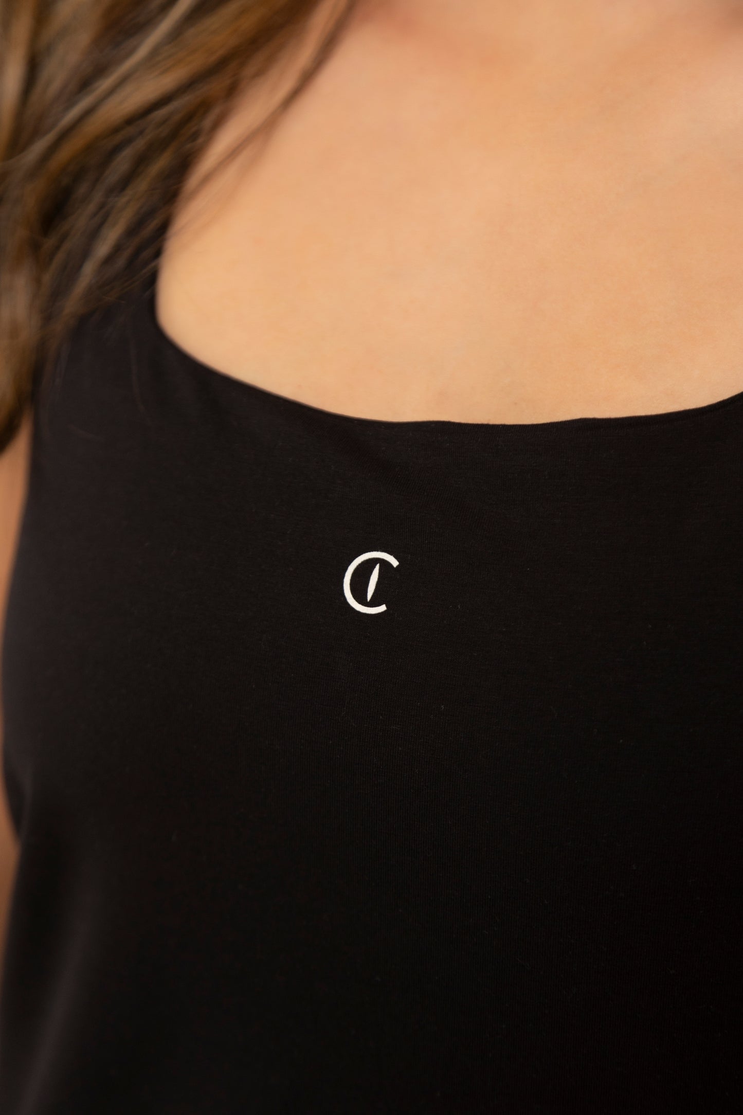 Square Aura Tank - Black