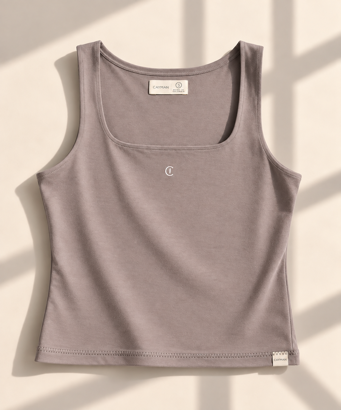 Square Aura Tank - Gray