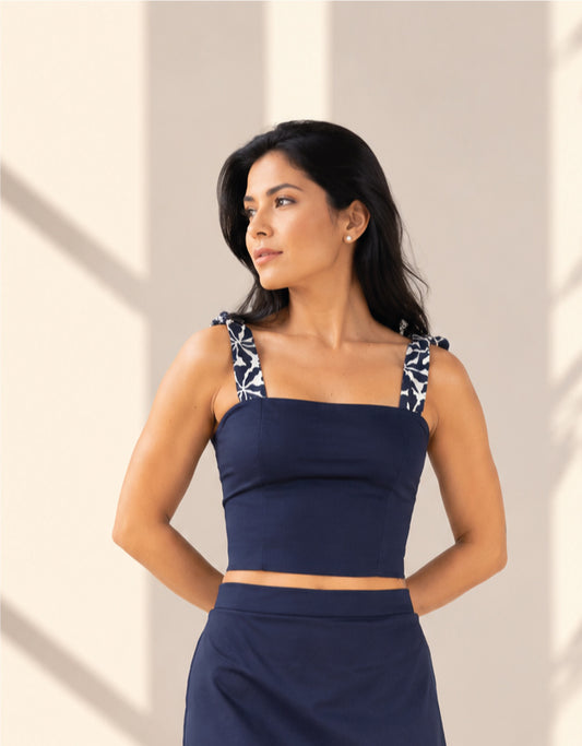 Croptop Azur