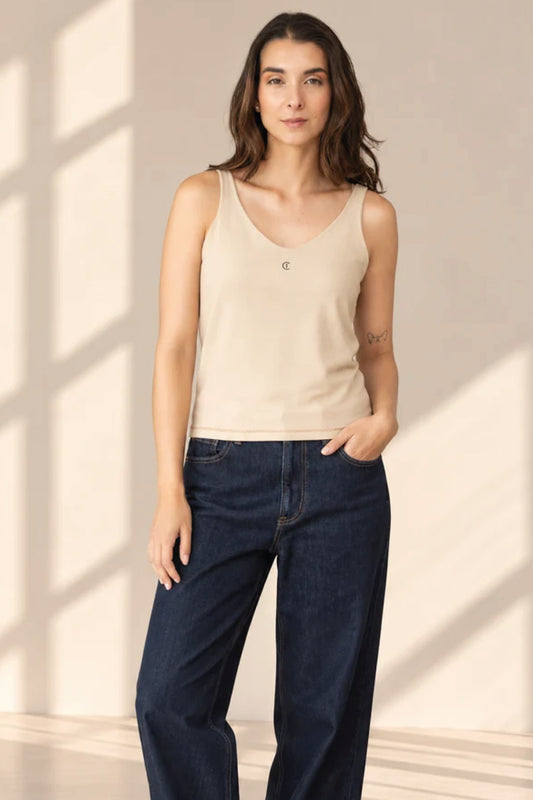 Aura Basic Tank - Sand